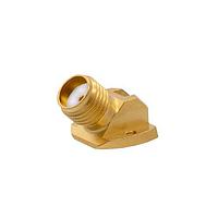 Johnson / Cinch Connectivity Solutions 142-0711-281 Receptacles SMA Jack, Solderless PCB Mount, 45 degree