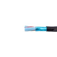 Alpha Wire 25372 BK199 Multi-Conductor Cables 18 AWG 2 Conductor 300V Foil PVC, PUR PER FT Spool, Black