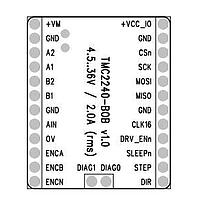 ADI Trinamic TMC2240-BOB Stepper Motor Controller / Driver Silent stepper motor driver 4.5 to 36V, up to 2.1A with SPI Interface, 256 Steps, SpreadCycle and Stealthchop2