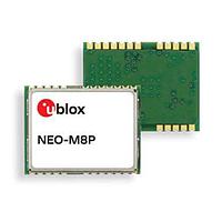u-blox NEO-M8P-2 GPS Modules u-blox M8 GNSS module NEO-M8P, base and rover func. LCC, 12x16 mm, 250 pcs/reel