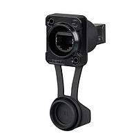 REAN RRE8F-Z-110S-0 Connectors Fast-connection Ethernet chassis conn,straight, airtight and IP65.