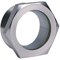 Dwyer SFI-550-1-1/4 Glass Sight Window, Steel Body, NPT 1/4-2 in, for Tanks & Vessels (1 1/4 in)