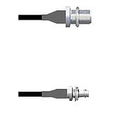 Amphenol Custom Cable Q-1U00P0003018i RF Cable Assemblies N-SJB/HDBNC-SJB G174 18I