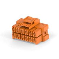 AMP Connectors - TE Connectivity 8-2232266-6 Headers & Wire Housings PTL 2X6 PLUG HSG GLW WIRE KEY D ORA