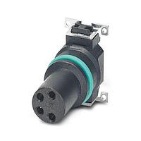 PHOENIX CONTACT 1412228 Straight SACC-CIP-M8FS-4PSMDT W/ GSKT SOCKET-TRAY