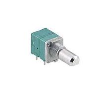 Alps Alpine RK0971114Z1N Rotary Single-unit / L1=15mm / 10k ohm, 1B / With 0.5mm Push SW : 5R4211 / With Center Detent