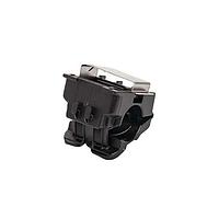 HellermannTyton 156-04196 Cable Mounting & Accessories ATI Ratchet Clamp, 0.50 - 0.77" Bundle Dia, PA66HIRHSUV/SS, Black, 200/ctn