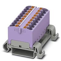 PHOENIX CONTACT 3273718 Push-In Distribution Block PTFIX 18X4-NS35A VT
