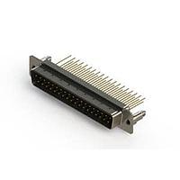 EDAC 627-M37-623-BT5 D-Sub Connectors - Standard Density Vertical Machined D-Sub Connectors