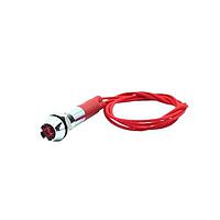 Mallory Sonalert FL1M-6CW-1-R2V Panel Lights LED RED 6MM NUT 2VAC/DC