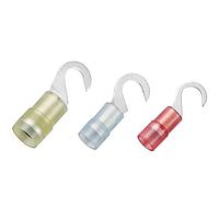 KS Terminals HNYD2-4 Hook Nylon, Double Crimp Hook, 16-14 AWG, #8
