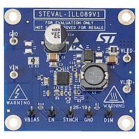 STMicroelectronics STEVAL-ILL089V1 Evaluation Boards 1 A buck LED driver board based on ALED6000