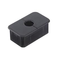 Essentra Components WMTG150A Grommets & Bushings RECT. WIRE MGMT GROMMET:ABS BLACK