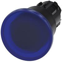 SIEMENS A6X30137477 Mushroom ILLUM. MUSHROOM PUSHBUTTON. 40MM. BLUE