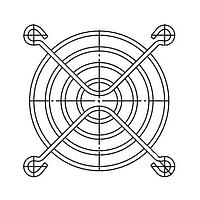 Sunon FG-6 Guard Fan Finger Guard, 60mm, Metal