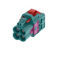 Rosenberger AMZW25-000F Connectors HFM High-Speed FAKRA Mini quad brown