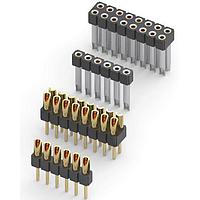 Mill-Max 800-10-002-10-007000 Unshrouded SolderCup Head Single Row, T/H, 2P