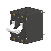 Carling Technologies AA2-B0-26-630-1B1-C Hydraulic-Magnetic 2-pole, Handle, 30 amp circuit breaker, Push-On 0.250 Tab (Q.C.) terminals, UL 1077 Recognized CSA Accepted