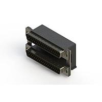 EDAC 661-037-364-00C Dual Port D-Sub Connectors Right-angle Dual Port D-Sub Connector