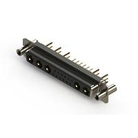 EDAC 628-17W5624-5TC Mixed Contact D-Sub Connectors Vertical Combo Dsub