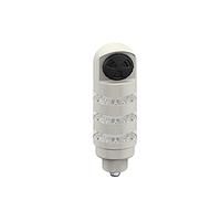 Banner Engineering TL50BLB2Y2RQ Tower Lights Beacon Tower Light: 3-Color Indicator; Voltage: 12-30 V dc or 24 V ac; Environmental Rating: IP67; Input: Bimodal; Colors: Blue flash Yellow flash Red steady; 4-pin M12 Integral QD