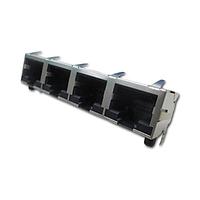 Amphenol Commercial Products RJSBE5383C4 Modular Connectors / Ethernet Connectors RJ45 RA Shielded W/ LEDs