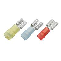 KS Terminals FDNYD2-205(8) Double Crimp Nylon, Double Crimp Female, 16-14 AWG, .032 x .205