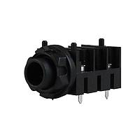 Io Audio Technologies IO-TJ4HH Phone Connectors 1/4" Jack, Switched, Half Threaded Nose, Horizontal PCB, 4 Pin, Tiny Jack Series