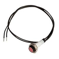 BIVAR PM3-PRRDW12.0 Indicators Red 5.8mm Metal Panel Mnt Ind