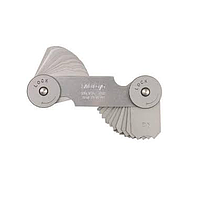 MITUTOYO 186-105 Radius Gages Set (1-7mm/ 34 leaves)