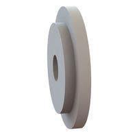 Essentra Components 12SWS3613 Shoulder Washer Shoulder Washer, .219 ID, 1.000 OD, .740 Shank OD