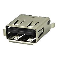 Same Sky (formerly CUI Devices) UJ2-AV-W4-TH USB Type A Connectors USB 2.0 type A jack 4 pin Vert White TH