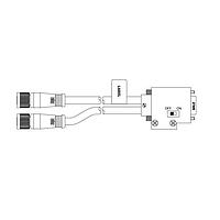 Molex 1200980190 Sensor Cables / Actuator Cables MIC 5P FP TO HORIZ DSUB 1M SH