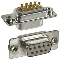 NorComp 172-009-202R011 Receptacle 9POS Female 5A Steel