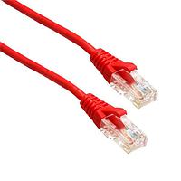 Amphenol Cables on Demand MP-6A28GNSRED-005 Cat 6a UTP SLIM CAT6A 28AWG RED 5'