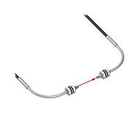 Banner Engineering PIAT630U Fiber Optic Cables Plastic Fiber, Opposed Mode; Core Dia.: 1.5 mm; Fiber Length 5 m; Angle, Thread; Free cut