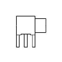 AMP Connectors - TE Connectivity 5864-5001-10 PCB Receptacles MCX RA JCK PCB .155LG