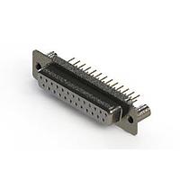 EDAC 628-M25-321-WT3 D-Sub Connectors - Standard Density Vertical Machined D-Sub Connector