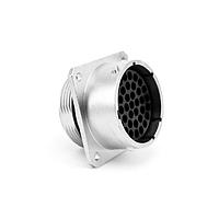 Amphenol SINE Systems RT002238SNH03 Connectors Receptacle, Square Flange, 38 Position, Female, Shell Size 22, with Silicone Seal