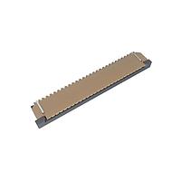 Amphenol FCI SFW27R-2STE1LF Board Mount 1.00mm Flex Connector, SFW-R series, 27 Position, Top side Contact, Side Entry Surface Mount ZIF Connector, Lead Free.