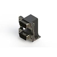 EDAC 661-009-664-050 Dual Port D-Sub Connectors Right-angle Dual Port D-Sub Connector