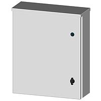 Dwyer CSE-3R-363008 Outdoor Carbon Steel Electrical Enclosures, 180° Hinges, Latch, Rain Cap