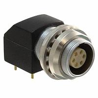 NorComp 821B006-173L401 Connectors IP50 Male Push-Pull Cable Mount 6 Position Straight Solder Cup