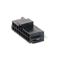 Molex 105405-1116 Shrouded Nano Fit SMT R/A HDR 2X8 Blk tin