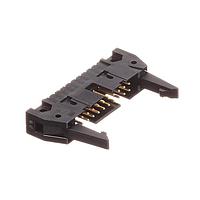 AMP Connectors - TE Connectivity 5102322-4 Shrouded A/L UNIV HDR 20P RA LG LAT