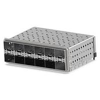 AMP Connectors - TE Connectivity 2007567-5 Cage Assemblies SFP+assy 2x6 Gasket 4 LP Sn