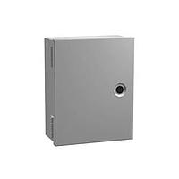 Hammond Manufacturing N1J12128 Single Door N1 Enclosure w/panel - 12 x 12 x 8 - Steel/Gray
