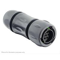 Eaton Souriau-Sunbank UTSX6JC1210PW Plugs Plug, with cable gland backshell, for 10 male contacts, IP68/69K, keying W