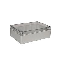 Bud Industries PN-1324-AC PCB Enclosure IP68 NEMA 6P Box with Clear Cover (6.7 X 4.8 X 2.2 In)