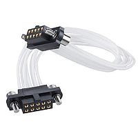 Harwin M80-FC21005F2-0150F2 Discrete Wire Cable Assemblies 2X5 FML-TO-FML J-TEK